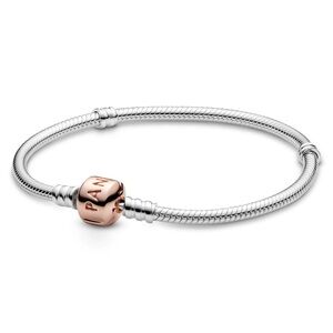 Pandora Two-Tone Silver and Rose Bracelet